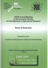 XXXIXth Annual Meeting of the European Society for New Methods in Agricultural Research