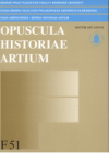 Opuscula historiae artium.