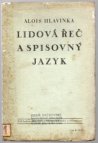 Lidová řeč a spisovný jazyk