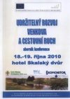 Udržitelný rozvoj venkova a cestovní ruch