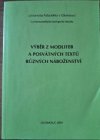 Výběr z modliteb a posvátných textů různých náboženství