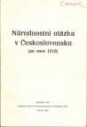 Národnostní otázka v Československu po roce 1918