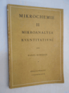 Mikrochemie.