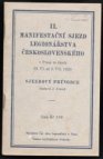 II. manifestační sjezd legionářstva československého 