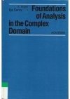Foundations of analysis in the complex domain