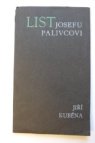 List Josefu Palivcovi