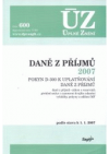 Daně z příjmů 2007