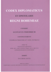 Codex diplomaticus et epistolaris Regni Bohemiae.