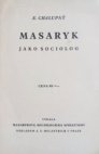 Masaryk jako sociolog