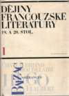 Dějiny francouzské literatury 19. a 20. stol.