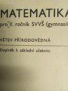 Matematika pro II. ročník SVVŠ (gymnasií) - větev přírodovědná