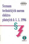 Seznam technických norem elektro platných k 1.1.1996