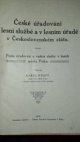 České úřadování v lesní službě a v lesním úřadě v Československém státu