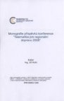 Monografie příspěvků konference "Telematika pro regionální dopravu 2008"