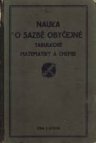 Nauka o sazbě obyčejné tabulkové matematiky a chemie