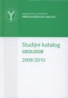 Studijní katalog Geologie v akademickém roce 2009/2010