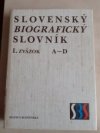 Slovenský biografický slovník