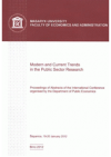 Modern and Current Trends in the Public Sector Research