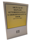 Aktuální seznam autorizovaných a akreditovaných osob