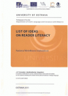 List of ideas on reader literacy