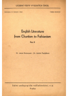 English literature from Chartism to Fabianism