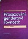 Prosazování genderové rovnosti