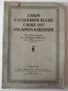 Zákon o stavebním ruchu z roku 1927 s vládním nařízením