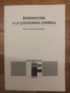 Introducción a la Lexicografía Española
