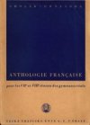 Anthologie française pour les VIIe et VIIIe classes des gymnases réals par Vladimír Smolák, ... Karel Ohnesorg, ...