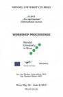 Workshop proceedings from the intensive Erasmus Program "Eco-agritourism" ERA-IP-2012-06