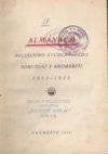 Almanach sociálního studentského sdružení v Kroměříži 1912-1922