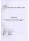 Realistická simulace otěrové tribologie u kolenních kloubních náhrad lidských kloubů - 2007