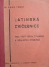 Latinská cvičebnice pro III. třídu reálných gymnasií