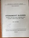 Významový slovník běžnějších odborných pojmů, slangových výrazů a zkratek z oblasti provozu ČST [Československá televize] v Praze