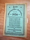 Lorcher Astrologischer Kalender 1936