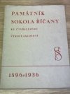 Památník Sokola Říčany ke čtyřicátému výročí založení