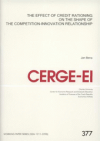 The effect of credit rationing on the shape of the competition-innovation relationship