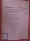 Bibliografický soupis vědeckých prací prof. PhDr. Josefa Kurze, DrSc. s přehledem jeho činnosti