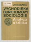 Východiska Durkheimovy sociologie