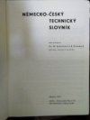 Německo-český technický slovník