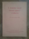 I. krajský sjezd lidové správy v Liberci 19. a 20. listopadu 1949.