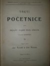 Třetí početnice pro nejvyšší stupně školy obecné, hlavně ménětřídní