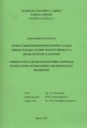 Geopolymerní kompozitní systémy na bázi termální siliky: studie postupu přípravy a mechanických vlastností =