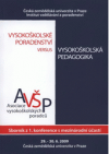 Vysokoškolské poradenství versus vysokoškolská pedagogika =