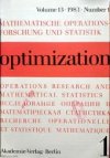 Optimization - Mathematische Operationsforschung und Statistik