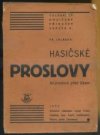 Hasičské proslovy