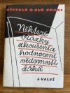 Některé otázky zkoušení a hodnocení vědomostí žáků