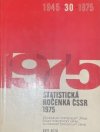 Statistická Ročenka ČSSR 1975