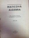Maticová algebra pro 2. ročník gymnázií se zaměřením na matematiku