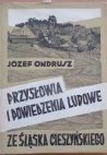 Przysłowia i powiedzenia ludowe ze Śląska Cieszynskiego